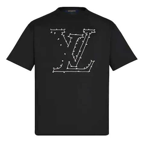 louis vuitton neck embroidered tee|Embroidered LV Club T.